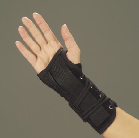 Picture of Wrist Brace Suede Leatherette / Metal / Nylon Tricot Right Hand Black Medium5023-03
