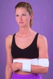 Picture of Shoulder Immobilizer Alimed® X-Large Plastic / Vinyl Contact Closure Left or Right Arm510645