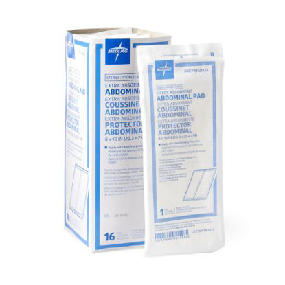 Picture of Abdominal Pad Caring® Cellulose 8 X 10 Inch Rectangle NonSterilePRM21454