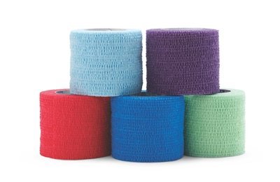 Picture of Cohesive Bandage CoFlex® 2 Inch X 5 Yard 14 lbs. Tensile Strength Self-adherent Closure Kid Design (Assorted Print) NonSterileMDS088002KP