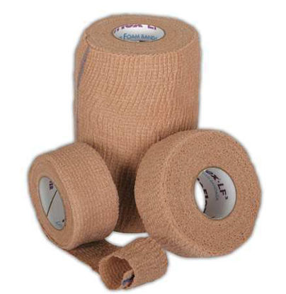 Picture of Cohesive Bandage CoFlex® 2 Inch X 5 Yard 14 lbs. Tensile Strength Self-adherent Closure Tan NonSterileMDS089002