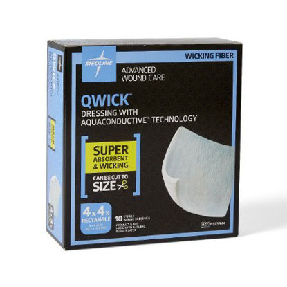 Picture of Super Absorbent Dressing Qwick™ Polyacrylate 4 X 4-1/2 Inch SterileMSC5844