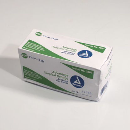 Picture of Gauze Sponge Advantage Gauze 12-Ply 3 X 3 Inch Square NonSterile3263