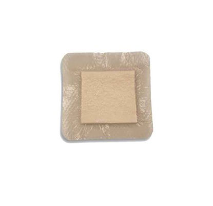 Picture of Silver Foam Dressing SiliGentle™ AG 4 X 4 Inch Square Sterile3085