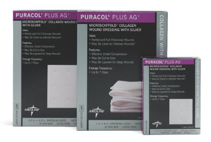 Picture of Silver Collagen Dressing Puracol® Plus AG+ 1 X 8 Inch Rope SterileMSC871X8EP