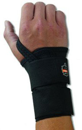 Picture of Wrist Support ProFlex® 4010 Double Strap Elastane / Elastic / Polyester Right Hand Black Medium70024