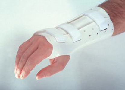 Picture of Wrist / Hand Splint PlastiCast Polyethylene / Foam / Stockinette Right Hand White Medium510271/NA/RM