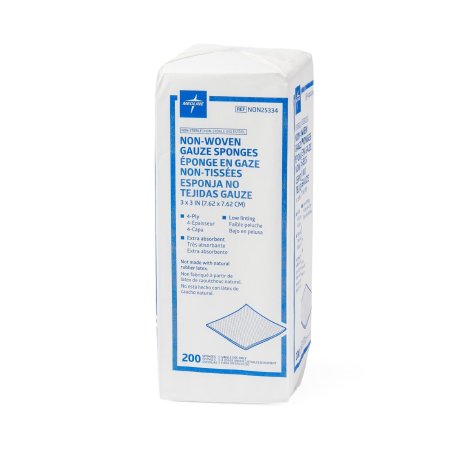 Picture of Nonwoven Sponge Avant Gauze® Polyester / Rayon 4-Ply 3 X 3 Inch Square NonSterileNON25334