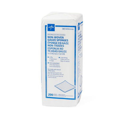 Picture of Nonwoven Sponge Avant Gauze® Polyester / Rayon 4-Ply 3 X 3 Inch Square NonSterileNON25334