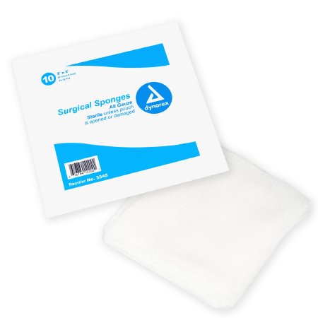 Picture of Gauze Sponge Dynarex® Gauze 12-Ply 4 X 4 Inch Square Sterile3345