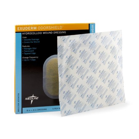 Picture of Hydrocolloid Dressing Exuderm OdorShield™ 8 X 8 Inch Square SterileMSC5588