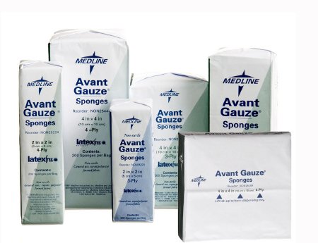 Picture of Nonwoven Sponge Avant Gauze® Polyester / Rayon 3-Ply 2 X 2 Inch Square NonSterileNON25223