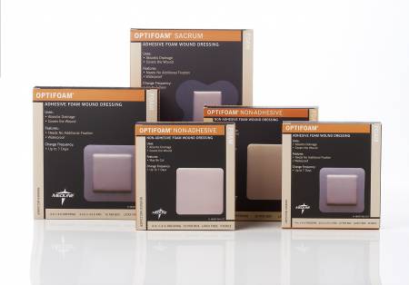 Picture of Foam Dressing Optifoam® 6 X 6 Inch Square Adhesive with Border SterileMSC1066EP