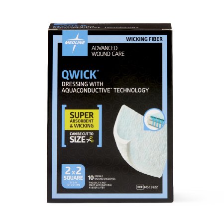Picture of Super Absorbent Dressing Qwick™ Polyacrylate 2 X 2 Inch SterileMSC5822