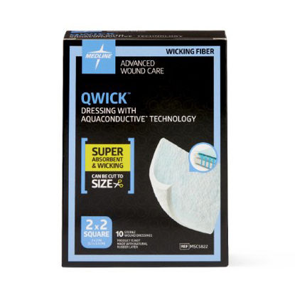 Picture of Super Absorbent Dressing Qwick™ Polyacrylate 2 X 2 Inch SterileMSC5822