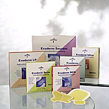 Picture of Hydrocolloid Dressing Exuderm® Satin 6 X 6 Inch Square SterileMSC5466