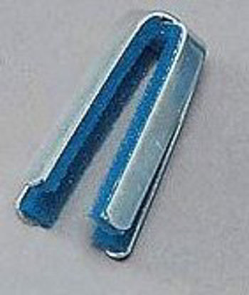 Picture of Finger Splint Plastalume® Adult Medium Bendable Prong Fastening Finger Blue / Silver10511