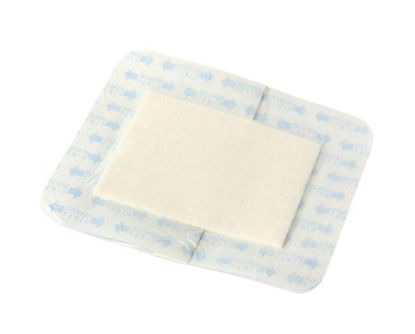 Picture of Transparent Film Dressing with Pad Suresite® 123+Pad Rectangle 3-1/2 X 10 Inch 3 Tab Delivery Without Label SterileMSC2610