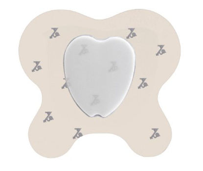 Picture of Silver Foam Dressing Optifoam® Ag+ 5-1/2 X 6 Inch Sacral SterileMSC9606EP