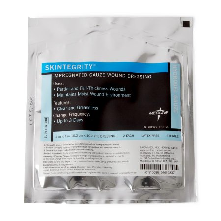 Picture of Hydrogel Dressing Skintegrity® 4 X 4 Inch Square 2 Pack SterileMSC6144
