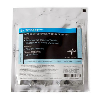 Picture of Hydrogel Dressing Skintegrity® 4 X 4 Inch Square 2 Pack SterileMSC6144