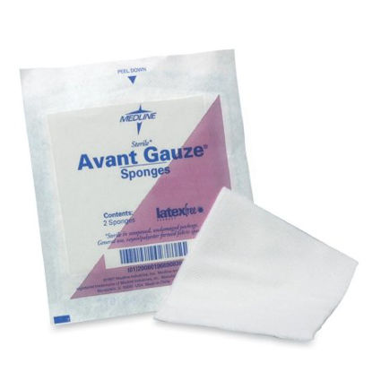 Picture of Nonwoven Sponge Avant Gauze® Polyester / Rayon 4-Ply 3 X 3 Inch Square SterileNON21334