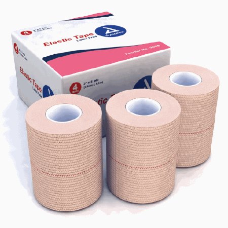 Picture of Elastic Tape Dynarex® Porous Elastic 3 Inch X 5 Yard Tan NonSterile3669