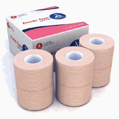 Picture of Elastic Tape Dynarex® Porous Elastic 3 Inch X 5 Yard Tan NonSterile3669