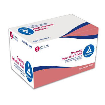 Picture of Dressing Retention Tape without Liner Dynarex® Water Resistant Nonwoven / Adhesive 6 Inch X 11 Yard White NonSterile3546