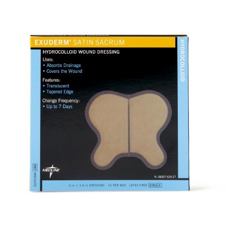 Picture of Hydrocolloid Dressing Exuderm® Satin 3-3/5 X 4 Inch Sacral SterileMSC5470