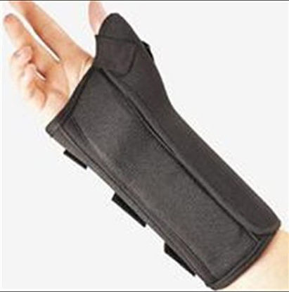 Picture of Wrist Brace with Abducted Thumb FLA ProLite® Aluminum / Foam / Nylon / Polyester Left Hand Black X-Small22-4611SBLK