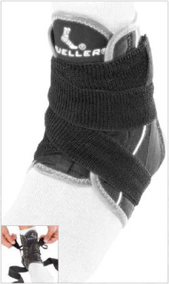 Picture of Ankle Brace Hg80® Premium Soft Ankle Brace Large Lace-Up / Hook and Closure Female 12 to 14 Left or Right Foot49713