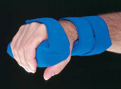 Picture of Wrist / Forearm Splint Alimed® Grip Ethafoam / Kydex® Right Hand Blue One Size Fits Most5141/NA/RT