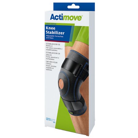 Picture of Knee Stabilizer Actimove® Sports Edition 3X-Large Pull-On / D-Ring / Hook and Loop Strap Closure 24 to 26 Inch Thigh Circumference Left or Right Knee7245306