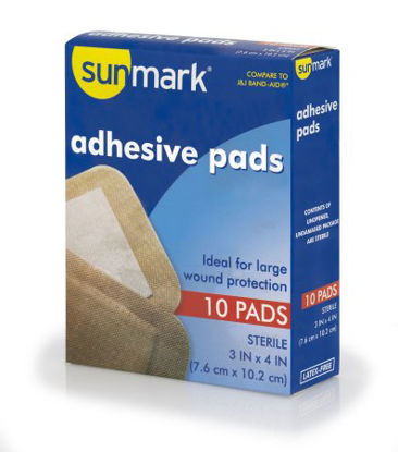 Picture of Adhesive Strip 3 X4 Inch Plastic Rectangle Sheer Sterile174-1479