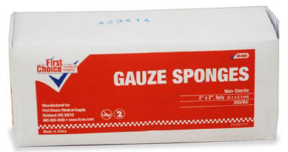 Picture of Gauze Sponge McKesson Cotton 8-Ply 2 X 2 Inch Square NonSterile38480
