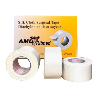 Picture of Medical Tape AMD-Ritmed Water Resistant Silk-Like Cloth 1 Inch X 10 Yard White NonSterileA5210