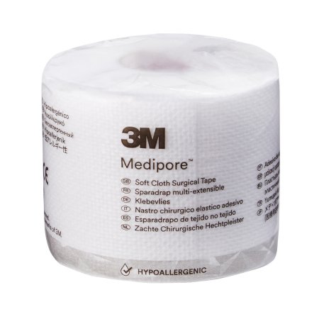 Picture of Medical Tape 3M™ Medipore™ Water Resistant Cloth 2 Inch X 10 Yard White NonSterile2962