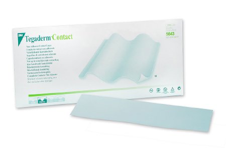 Picture of Wound Contact Layer Dressing 3M™ Tegaderm™ Nylon 3 X 8 Inch Sterile5643