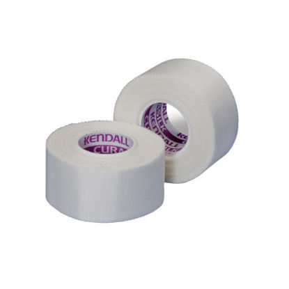 Picture of Medical Tape Kendall™ Hypoallergenic Silk-Like Cloth 1/2 Inch X 10 Yard White NonSterile7137C