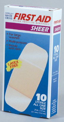 Picture of Adhesive Strip Stat Strip® 1-3/4 X 2 Inch Fabric Rectangle Tan Sterile1607033