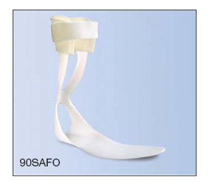 Picture of Ankle / Foot Orthosis Swedish AFO Large / X-Large, 11 X 3-3/4 Inch Hook and Loop Closure Left Foot90SAFO-L/XL-LT