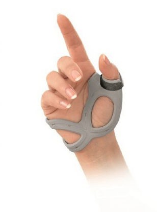Picture of Thumb Support FLA® 3D Adult Medium Hook and Loop Strap Closure Gray7623903