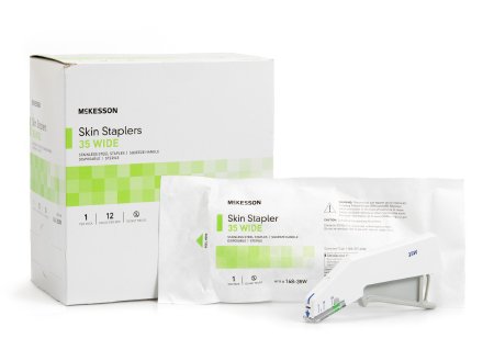Picture of Wound Stapler McKesson Squeeze Handle Stainless Steel Staples 35 mm Staples168-35W
