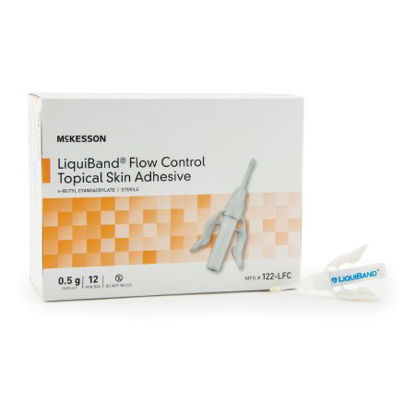 Picture of Skin Adhesive McKesson LiquiBand® Flow Control 0.5 mL Liquid Precision Applicator Tip n-Butyl Cyanoacrylate122-LFC
