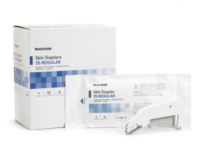 Picture of Wound Stapler McKesson Squeeze Handle Stainless Steel Staples 35 mm Staples168-35