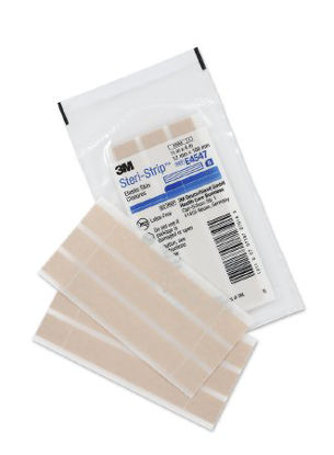 Picture of Skin Closure Strip Steri-Strip™ Elastic 1/2 X 4 Inch Nonwoven Material Flexible Strip TanE4547