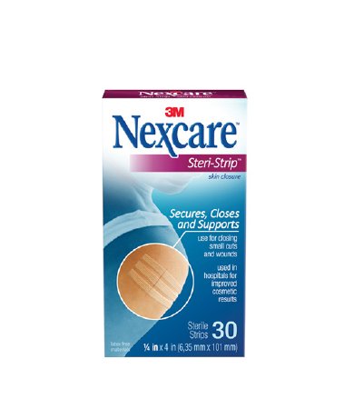 Picture of Skin Closure Strip Nexcare™ Steri-Strip™ 1/4 X 4 Inch Ventilated Strip WhiteH1546