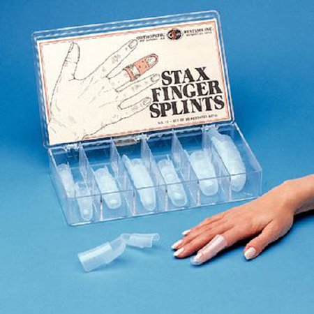 Picture of Mallet Finger Splint Stax® Size 6 Pull-On Right Hand Transparent792906