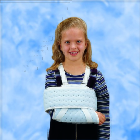 Picture of Shoulder Sling and Swathe DeRoyal® One Size Fits Most Blue Purr Foam Contact Closure9006-00